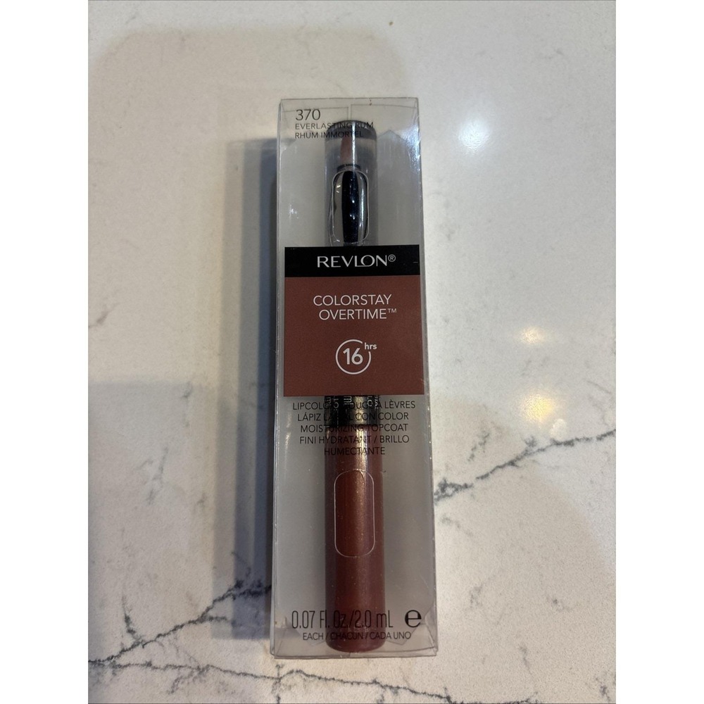 Revlon ColorStay Overtime Liquid Lipstick Long Lasting 370 Everlasting Rum